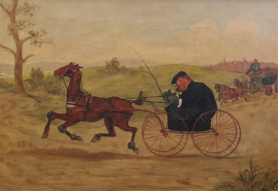After John Leech (1817-1864) The Carting Accident 17.5 x 25.5in.